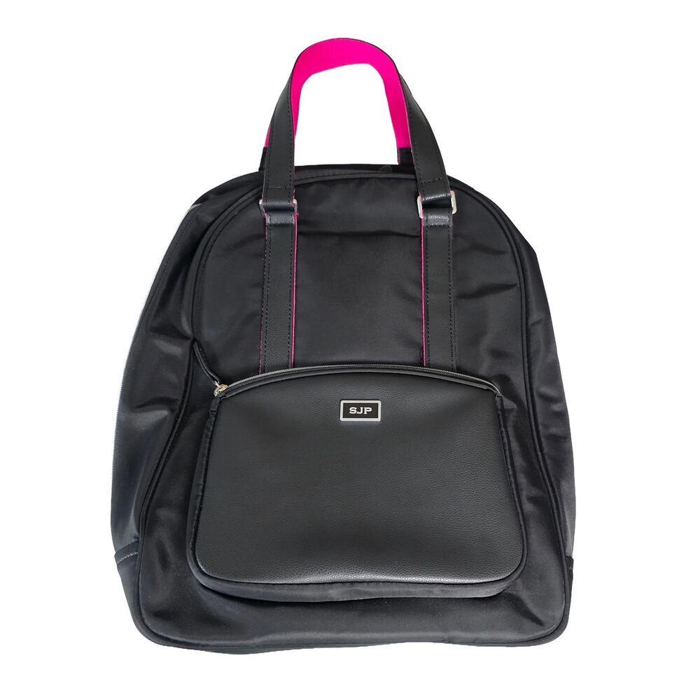 American Tourister SJP Sarah Jessica Parker 16" RFID Black Candy Pink Backpack